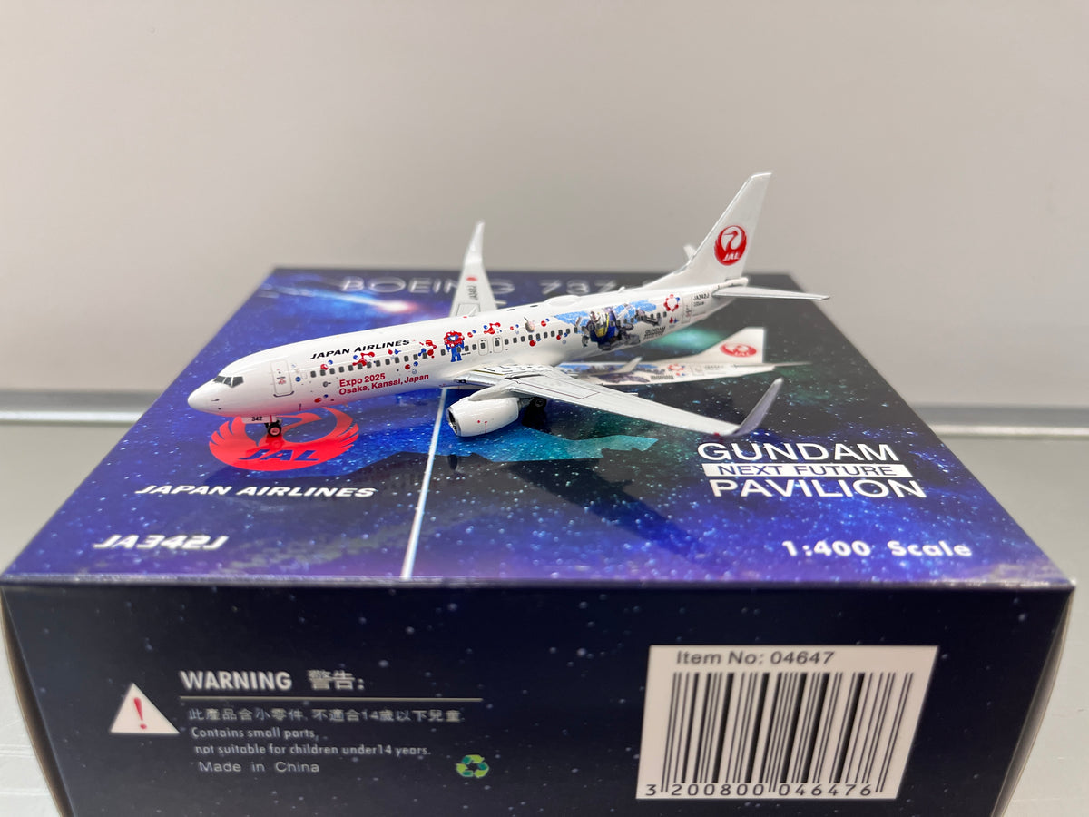 JAL B737-800 JA342J Phoenix 1:400 – Diecastbird Plane Model Store