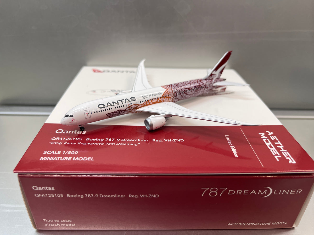Aether Model 1:500 Qantas B787-9 QFA125105 – Diecastbird Plane Model Store