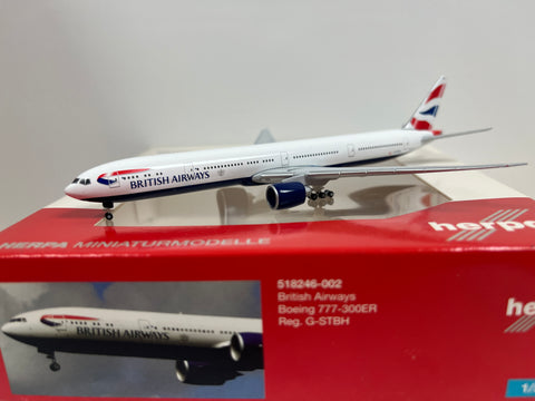 British Airways B777-300ER  G-STBH Herpa 1:500