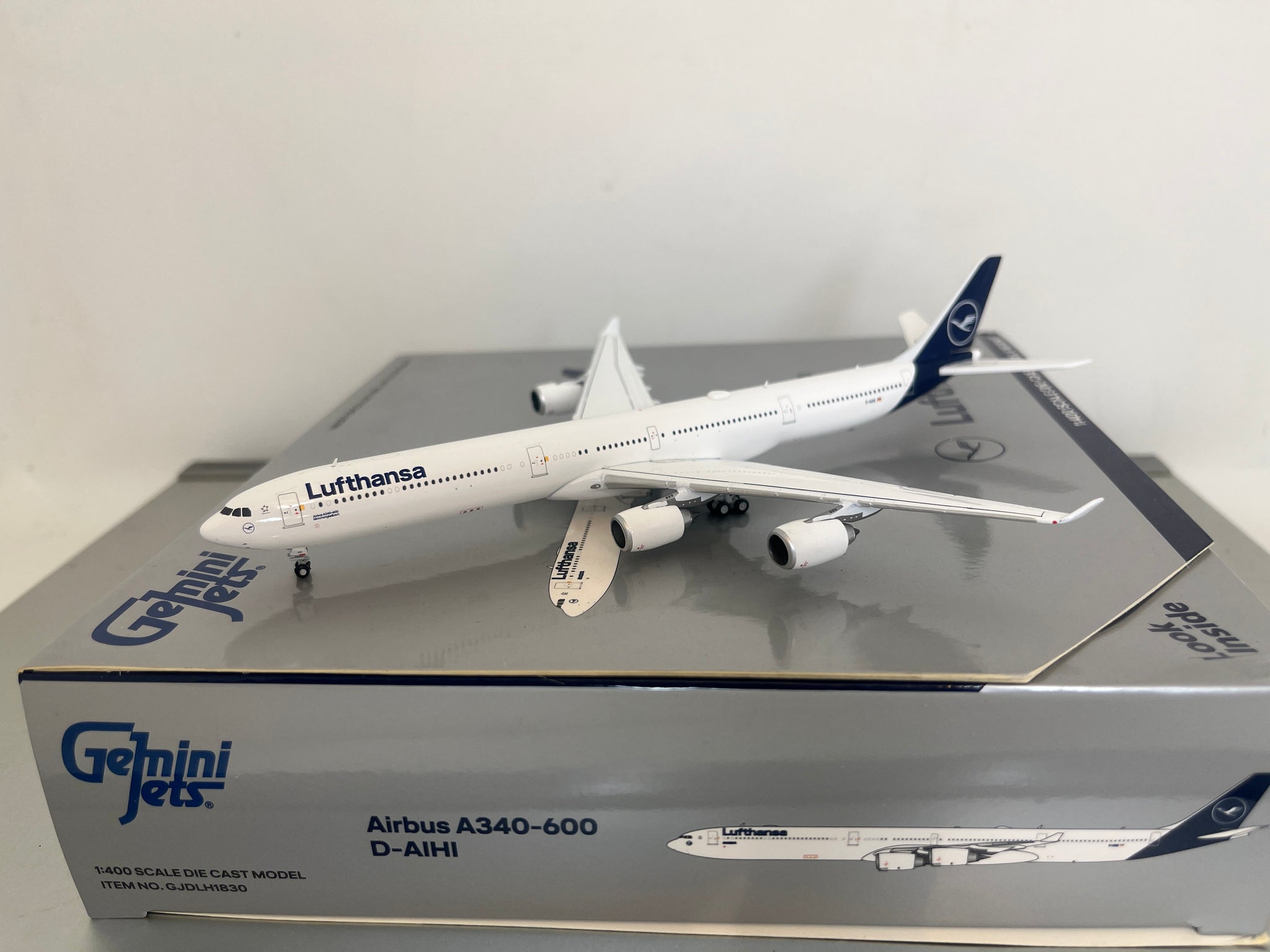 Lufthansa A340-600  D-AIHI Gemini Jets 1:400