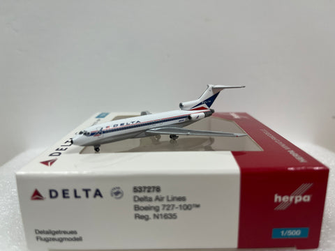 Delta B727-100  N1635 Herpa 1:500