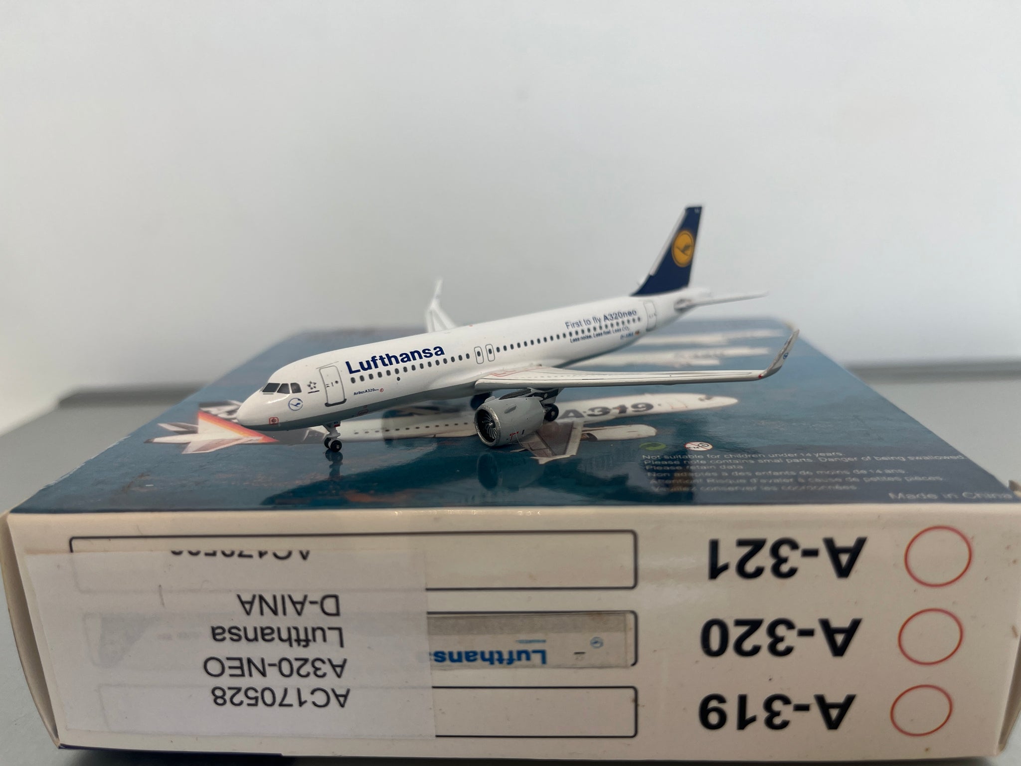 Lufthansa A320neo  D-AINA Gemini Jets 1:400