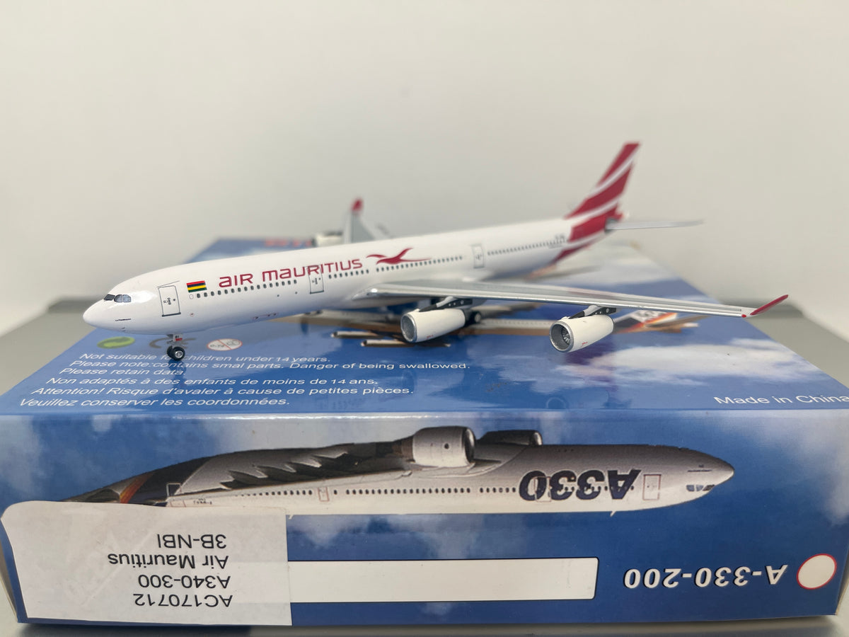 Air Mauritius A340-300 3B Gemini Jets 1:400 – Diecastbird Plane Model Store