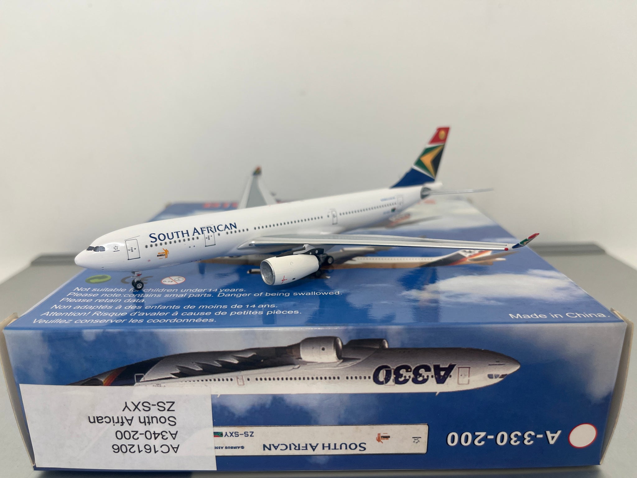 South African A340-200  ZS-SXY Gemini Jets 1:400