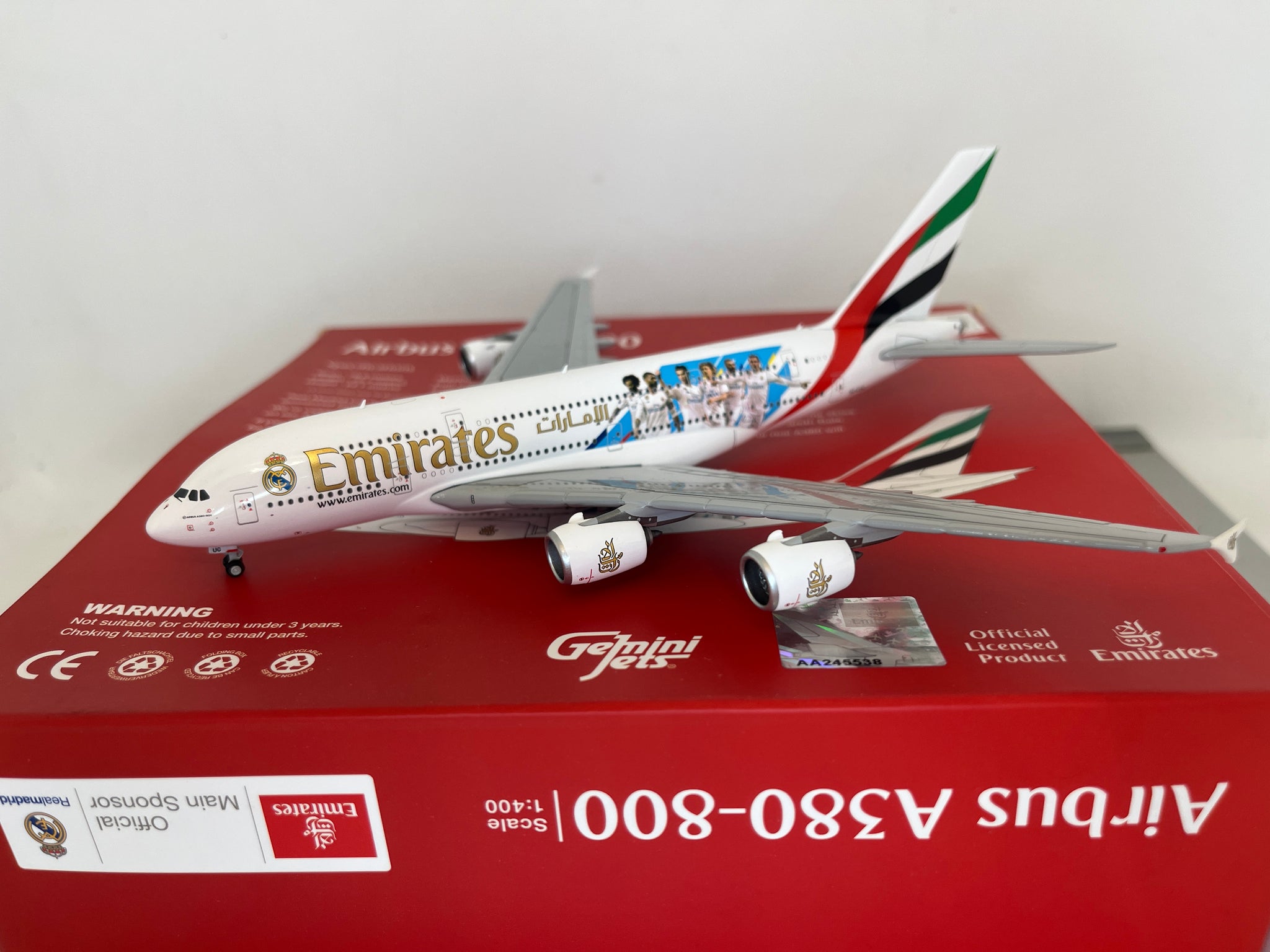 Emirates A380  A6-EUG Gemini Jets 1:400