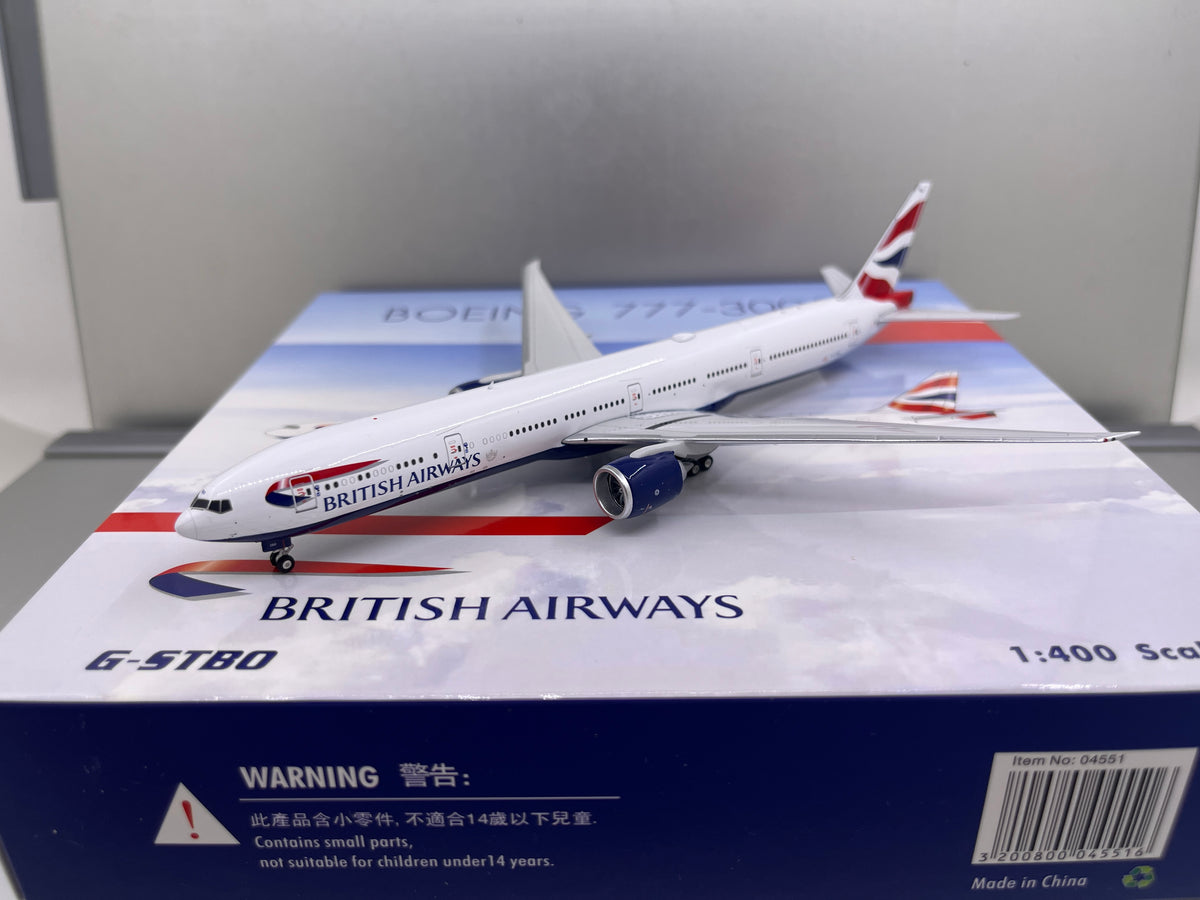 British Airways B777-300ER G-STBO Phoenix 1:400 – Diecastbird Plane ...