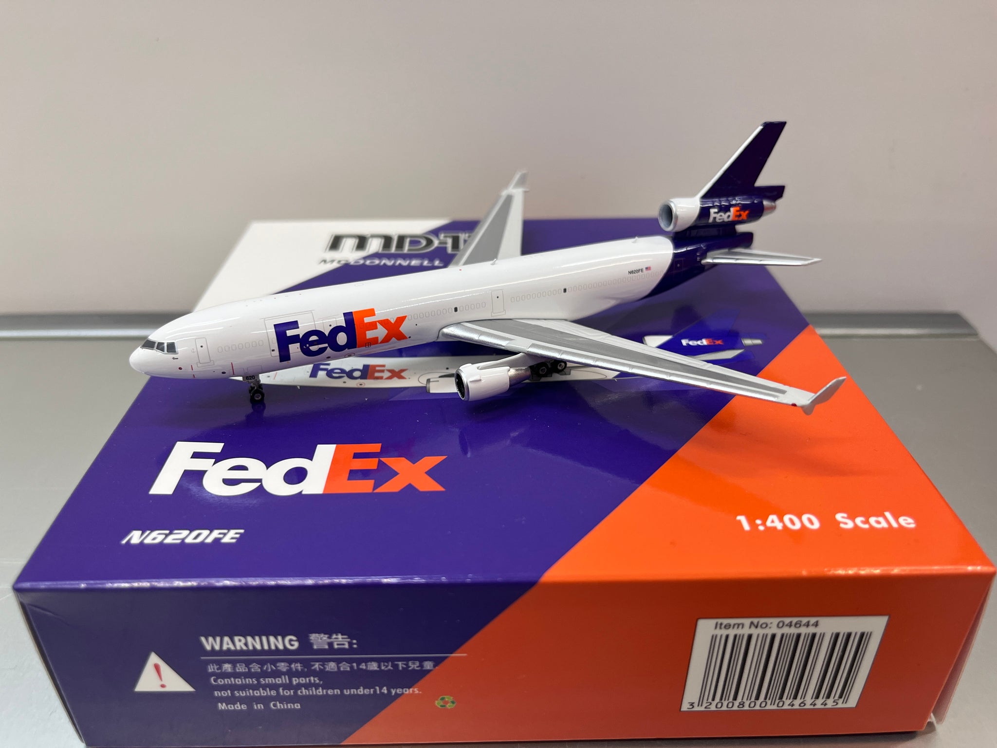 Maquette Papier MD-11 FedEx – 1/100 – Longueur 51 Cm – Kit à Assembler – ARCADORA – 3D