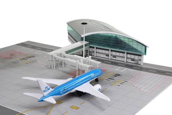 2pcs Hong Kong Airport Terminal Building by Mini Airport 1:400 ship to Australia(airmail)