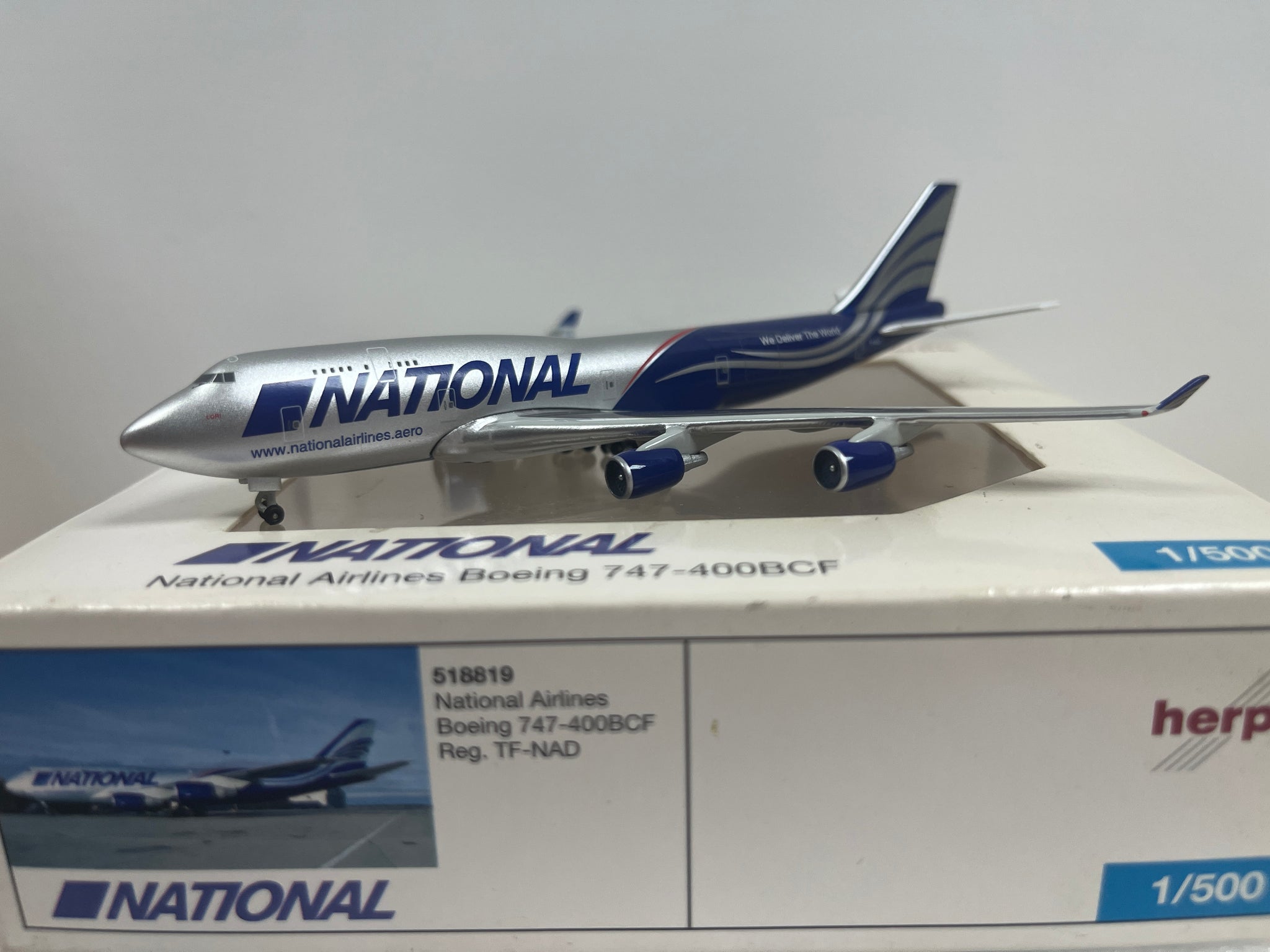 National Airlines B747-400  TF-NAD Herpa 1:500