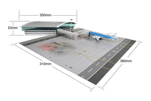 2pcs Hong Kong Airport Terminal Building by Mini Airport 1:400 ship to Australia(airmail)