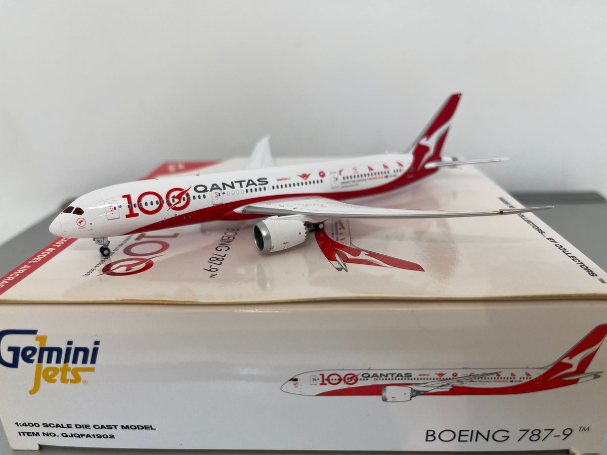 Qantas B787-9 VH-ZNJ Gemini Jets 1:400 – Diecastbird Plane Model Store