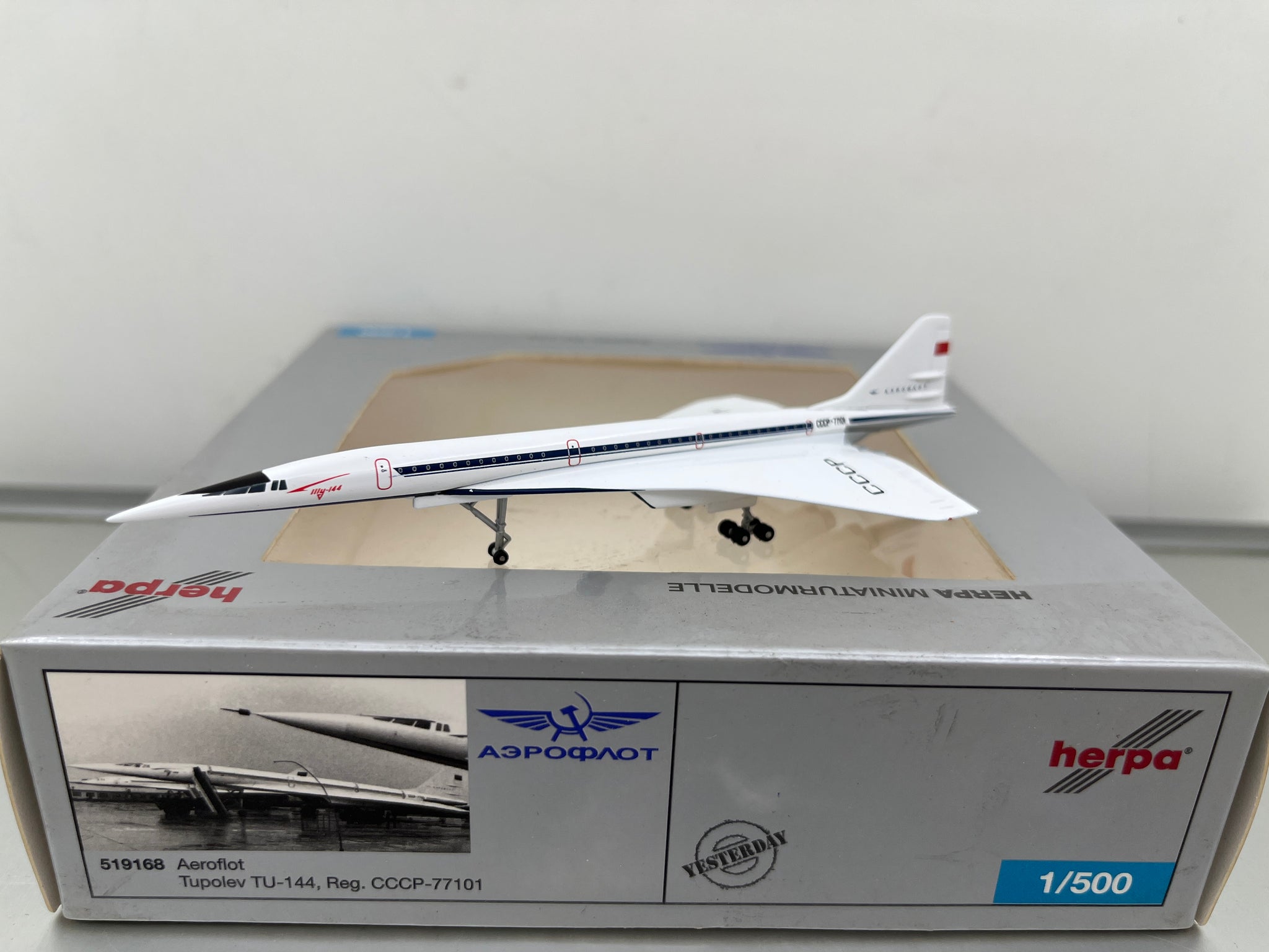 Aeroflot TU-144 CCCP-77101  Herpa  1:500
