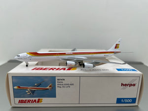 Iberia A340-600 EC-LFS  Herpa  1:500