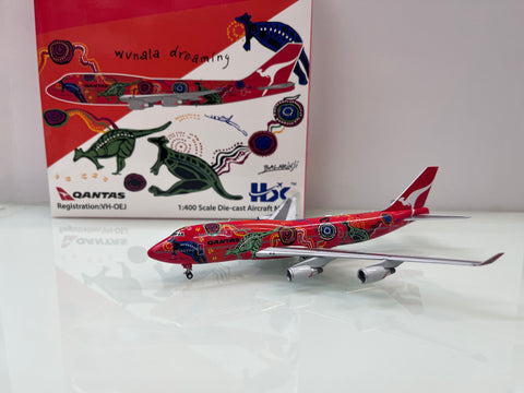 HX Model 1:400 Qantas B747-400 VH-OEJ B616501 Wunala