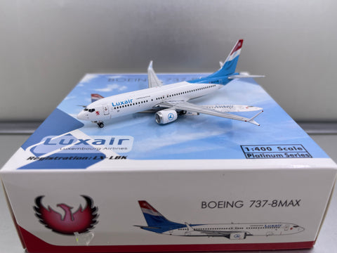 Lux Air B737-8max LX-LBK Phoenix 1:400