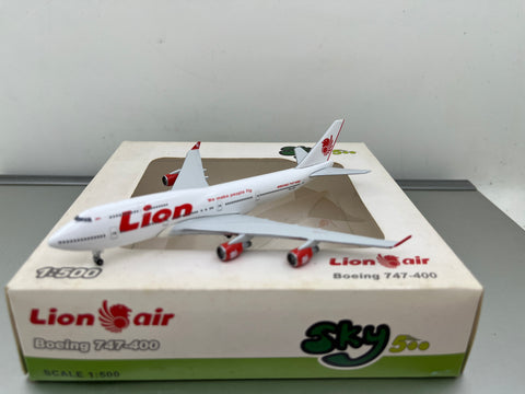 lion Air  B747-400 PK-LHF  Sky 500 1:500