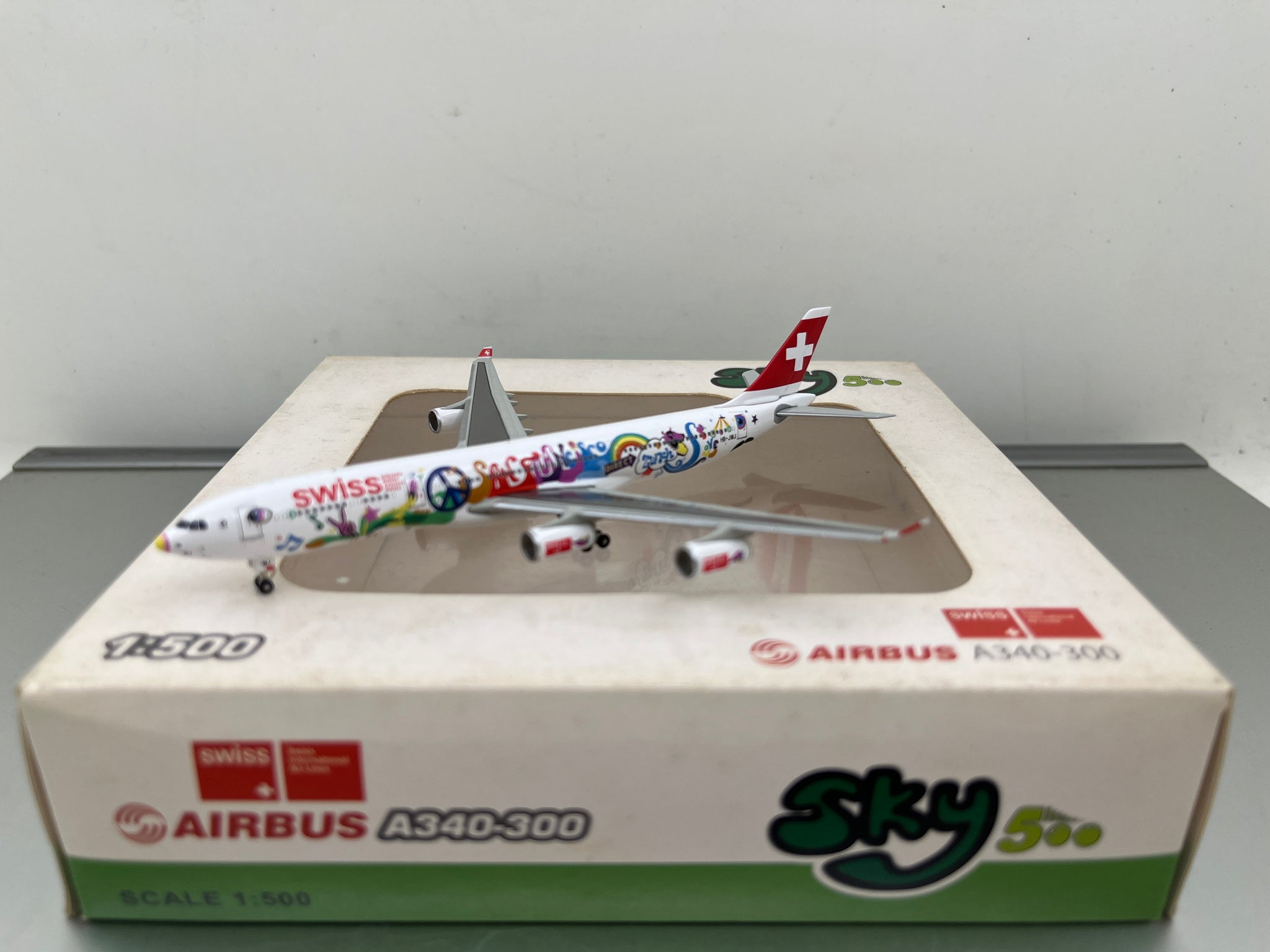 Swiss Air A340-300 HB-JMJ  Sky 500 1:500