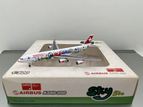 Swiss Air A340-300 HB-JMJ  Sky 500 1:500