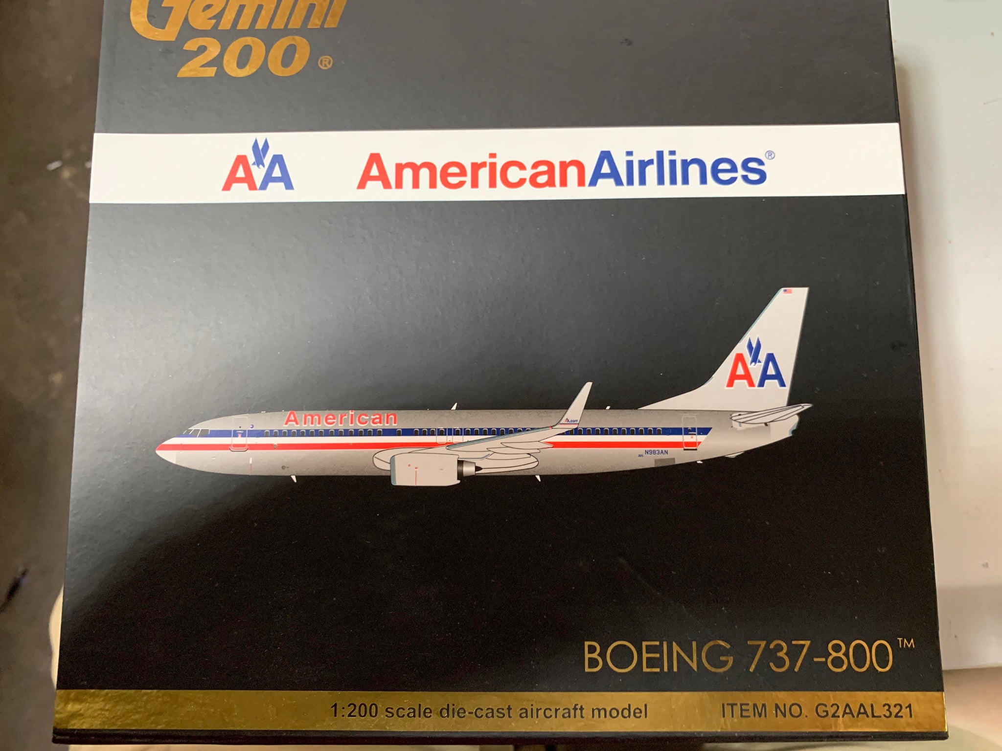 American Airlines B737-800 Gemini Jets 1:200 – Diecastbird Plane