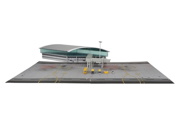 Hong Kong Airport Terminal Building with GSE - Mini Airport 1:400