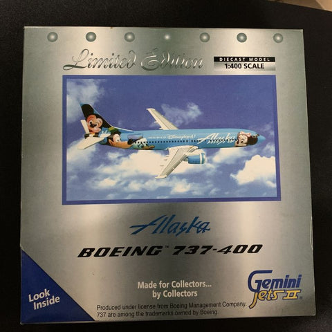 Alaska Airlines B737-400 Disney Gemini Jets 1:400