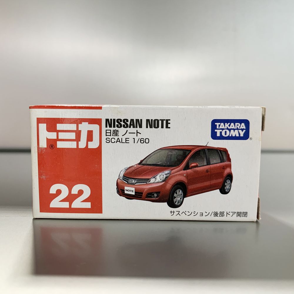 Takara Tomy Tomica no.22 Nissan Note Box 1:60