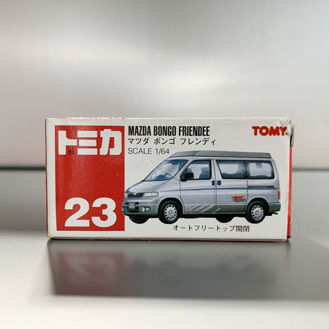 Takara Tomy Tomica no.23 Mazda Bongo Friendee Silver 1:64