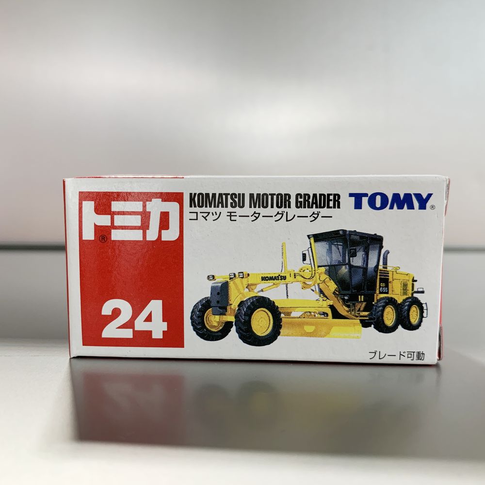 Takara Tomy Tomica no.24 Komatsu Motor Grader