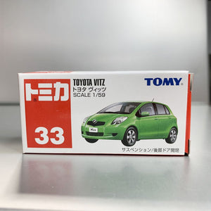 Takara Tomy Tomica no.33 Toyota Vitz Green Color 1:59