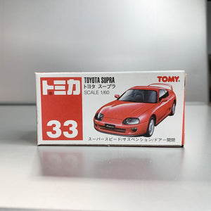 Takara Tomy Tomica no.33 Toyota Supra Red 1:60