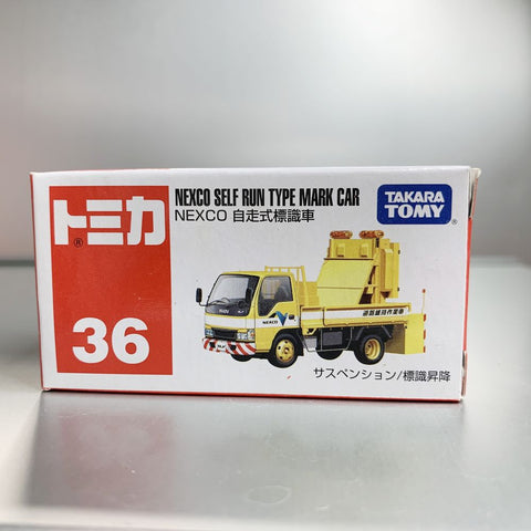 Takara Tomy Tomica no.36 Isuzu Elf Nexco Self Run Type Mark Car