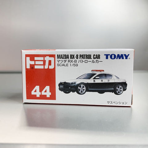 Takara Tomy Tomica no.44 Mazda Rx-8 Police Car 1:59