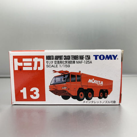 Takara Tomy Tomica no.13 Morita Airport Crash Tender Maf-125a 1 : 159