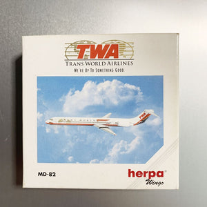 TWA MD-82 3599  Herpa 1:500