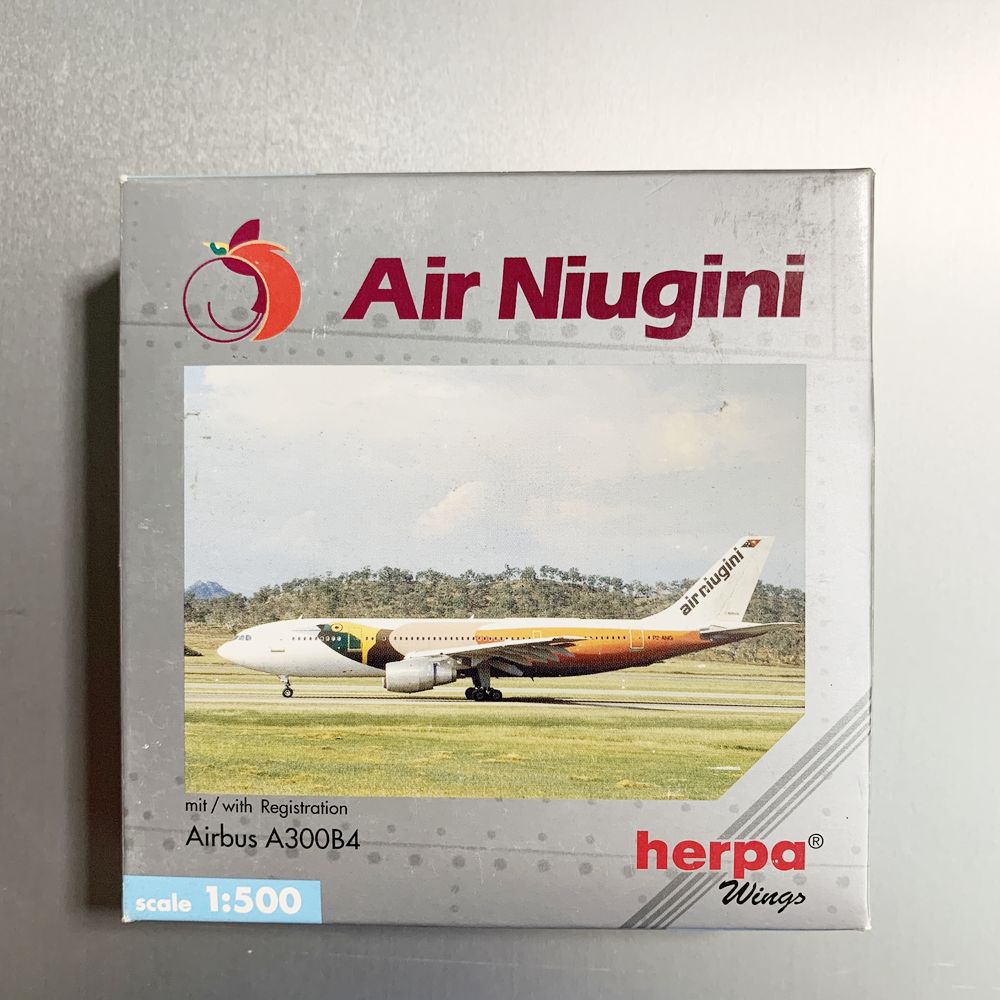 RARE Herpa Wings SAMPLE 1:500 AIR NIUGINI A300B4 P2-ANG