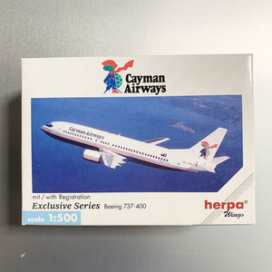 Cayman Airways B737-400 3641  Herpa 1:500