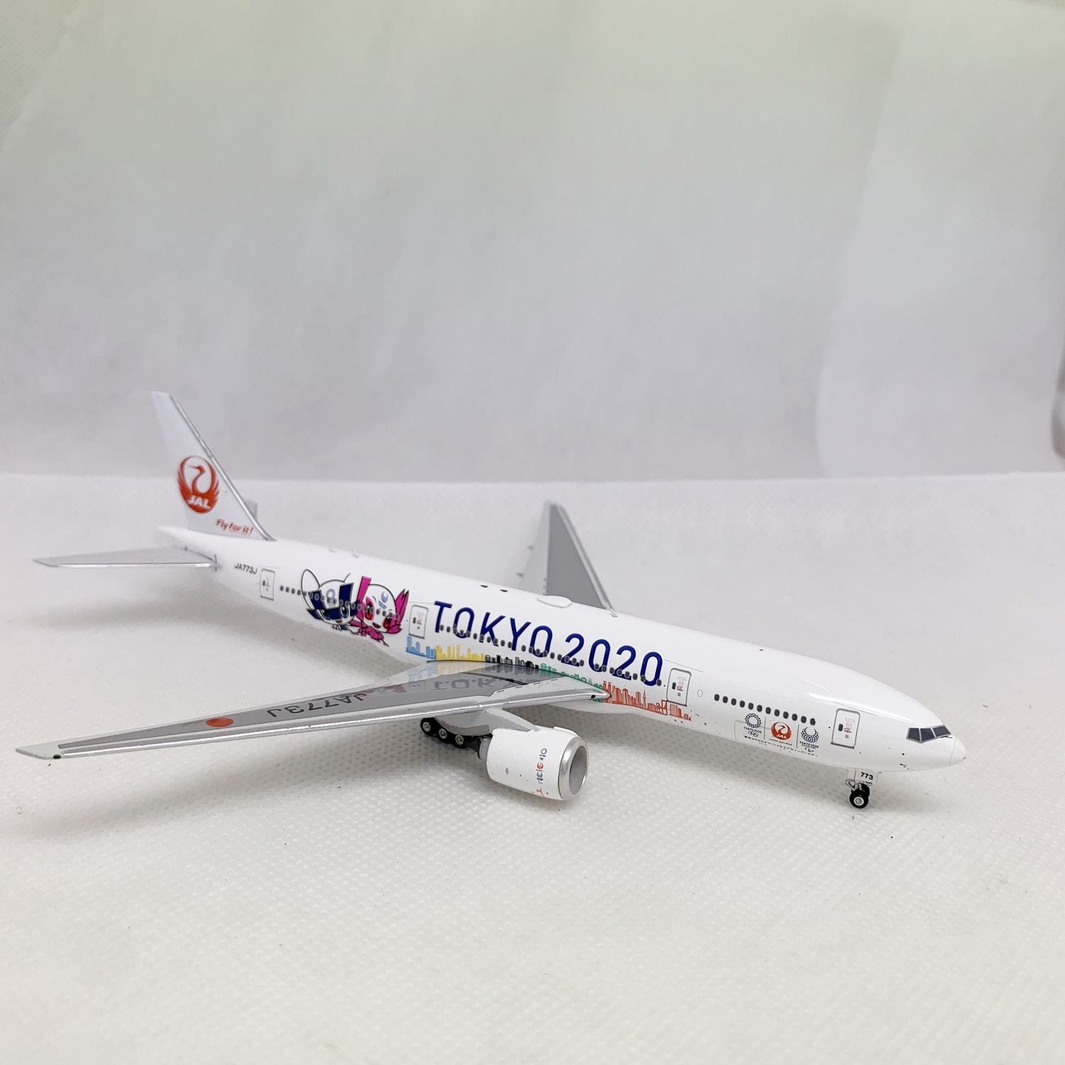 JAL 777-200 日本航空 2020 JA773J JAL Tokyo 2020 B777-200 JA773J Phoenix 1:400 – Diecastbird