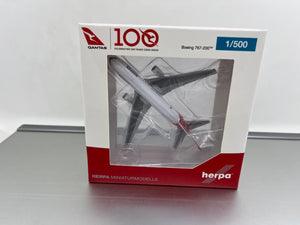 Qantas B767-200 Celebrates 100 Years Herpa 1:500